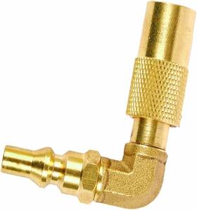 Cansookay 762716203587 Low Pressure 1/4inch Rv Quick Connect Adapter Propane Conversion F