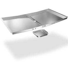 Captaingrill 661631286173 Grease Tray With Catch Pan - Adjustable Drip For Gas Grill Models From Dy