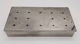 Cave Tools 850034433394 Large Capacity Stainless Steel Smoker Box For Wood Chips 9 Inch X5.1 X1.3