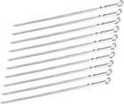 Cbg 430 15s Charbabgrill Pcs Stainless Steel Flat Shish Kebab Bbq 682821186080