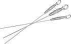 Cbg 430 16w Charbabgrill Premium Skewer With Heat Risitant Wire Handle 682821186073