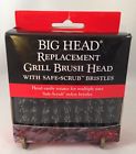 Cc4124 Charcoal Companion Big Head Grill Brush Replacement 050016741244
