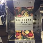 Cc9382 Stainless Steel Grilling Wok New With Removable Handle 050016793823