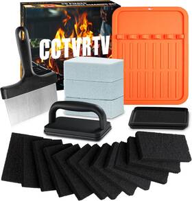 Cctvrtv 313113386313 Upgraded Griddle Cleaning Kit For Blackstone 20 Pieces Flat Top Grill Accessorie