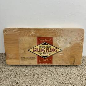Cedar 182473000074 Harry And David 6 Natural Wood Grilling Planks Cooking Flavoring Boards Nip