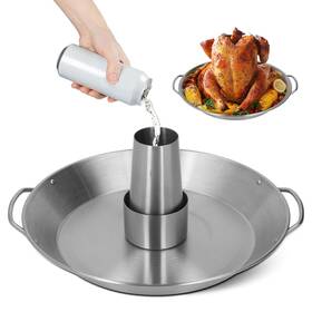 Cs001 Cereco Beer Can Chicken Holder For Grill Smoker Oven Stainless Steel Roaste