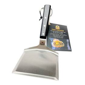 Certified Angus Beef 659671000248 The Smash - Big Burger Spatula Heavy Duty Stainless Steel Smashe