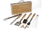 Cgs-7014 Cuisinart Piece Bbq Grilling Bamboo Tool Stainless Steel Set Carrying