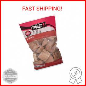 Char-broil 047362282750 Weber Cherry Wood Chunks For Grilling And Smoking 4 Lb