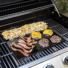 Char-broil 047362465528 New Carbon Steel Griddle Stone Gray - 270 Square Inches For Grill