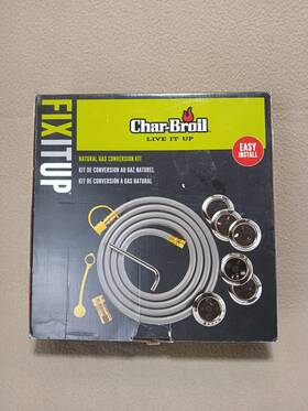15.123381 Char-broil Natural Gas Conversion Kit For Dual Fuel Grills #4584609 Pn