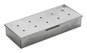 2965940 Char Broil Stainless Steel Smoker Box Silver 3.75 X 1.6 9.25 Inches
