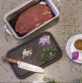 3526981p04 Char-broil New Grill Plus Roasting Pan And Cutting Board