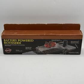 4184724 Char-broil Battery Powered Rotisserie New Open Box Universal Fit Nos