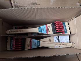 6656879 Char-broil Charbroil Wooden Combo Grill Brush Pack Of 6