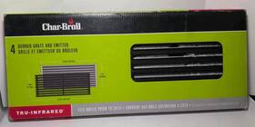 9127385 Char-broil 4 Burner Grate And Emitter 7385 Tru Infrared Pre 2015 Grills New
