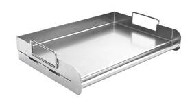 Charcoal Companion 050016735328 Stainless Steel Pro Grill Griddle - Heavy-duty Professiona