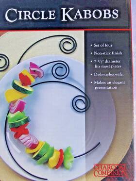 Charcoal Companion 050016750000 New Kabobs Skewers Grill Bbq Cook Vegetables 8 2 Boxes