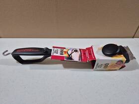 Charcoal Companion 050016771760 Dual Handle Monster Barbecue Grill Brush And Scraper New