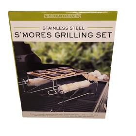 Charcoal Companion 050016773528 New Nib Stainless Steel S Mores Grilling/warming Platform