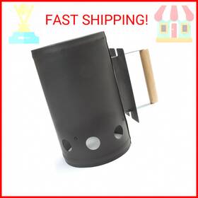 Charcoal Companion 751438394390 Black Chimney Starter