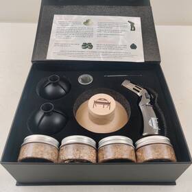 Ce-pcsk1 Charred Edge Premium Cocktail Smoker Kit With Torch All Natural Wood Chips