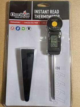 07999 Chefmate 846144079096 Pocket Grilling Thermometer Programmable Model #07999- New Sealed