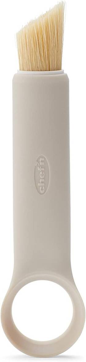 5273476 Chefn Chefftn Shroombroom Mushroom Cleaning Brush And Corer 5.38 Inches Taupe