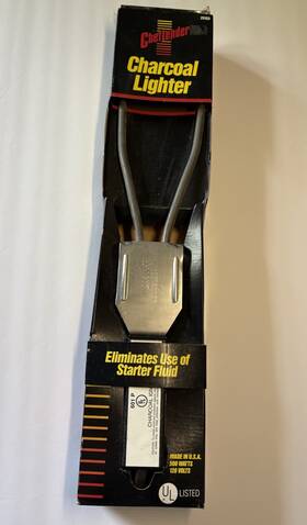 601p Cheftender Electric Charcoal Lighter Fire Starter Bbq Grill Model 2r 120 Volts 500 Watts