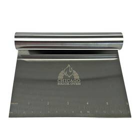 Chicago Brick Oven 810096802293 Stainless Steel Bench Scraper For Kitchen Dough Cutter And Pastry Wit