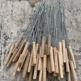 Chief Choice 807970098729 56x Deluxe Non-stick Skewers Shish Kabob Bbq Open Box