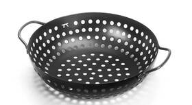 Chowsing Pet Store 654941772375 Round Grill Wok - Outset Nonstick Steel Iron Handle Cookware