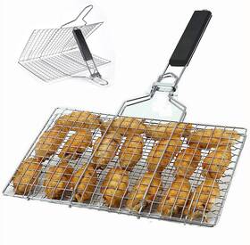 Cimerac 752815456625 Grill Basket Fish Barbecue Bbq Grilling Stainless Steel