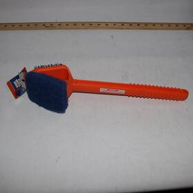 Citrusafe 830731001621 Dual Headed Nylon Grill Brush Scrubber And Scraper