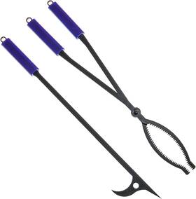 Cklt 744985536917 28 Inch Firewood Tongs Log Grabber For Thick Logs Outdoor Indoor Camfire Firepit Bon