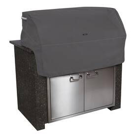 55-325-025101-ec Classic Accessories Ravenna Patio Built In Bbq Grill Top Cover Small Taupe