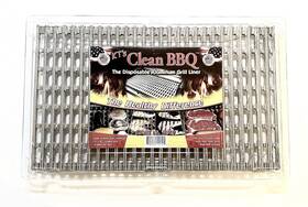 Clean Bbq 885203056333 Disposable Aluminum Grill Liner Set Of 12 Sheets Topper