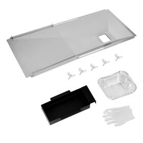 720-0888s Cogrichbf D33d Universal Grease Tray With Catch Pan For Nexgrill 720-0888 Charbro