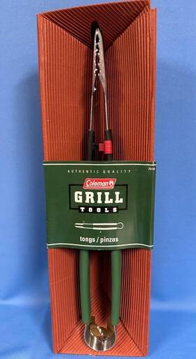 70198 Coleman Inch New Authentic Grill Tools - 18 Tongs In Box