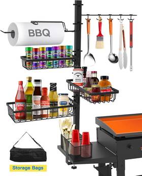 Concons 744759331342 Griddle Caddy For Blackstone Accessories Bbq Grill With Paper Tow