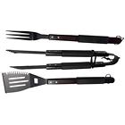 Css8129424s Brinkmann Barbecue Tool Sets Steel Bbq Grilling Set Serrated Dark