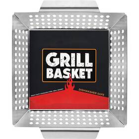 B01j6m9xxm Cubilan Heavy-duty Grill Basket-large Grilling Basket For More Vegetables
