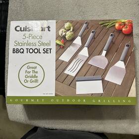 1423329 Cuisinart 5 Piece Stainless Steel Bbq Tool Set