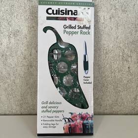 Cuisinart 817096011724 New Grilled Stuffed Pepper Rack With Corer Included