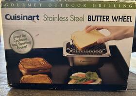 Cuisinart 817096015173 Steel Stainless Butter Wheel - Bresds Buns Rolls. Great For Grill