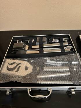 Cgs-5020 Cuisinart Cgs5020 Deluxe Bbq Grill Set 20-piece Stainless Steel