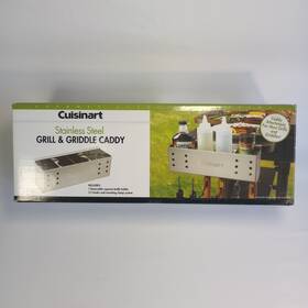 Csc-1000 Cuisinart Stainless Steel Grill And Griddle Caddy Model