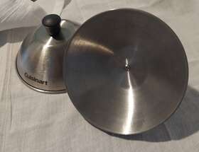 Ktbqdc6 Cuisinart Small 6 Inch Stainless Steel Cheese Melting Bbq Grill Dome Cover Set