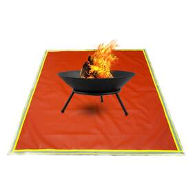 Cumberbatch 788505970560 39 Inch X Fire Pit Mat Fireproof Resistant Grill Mats Fo