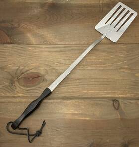 1707-ki Cutco Barbecue Turner 19.5 Inch Stainless Steel Grill Flipper 1707 Made In Usa
